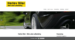 Desktop Screenshot of herlevbiler.dk